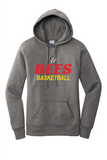 Bees Basketball Womens Black 50/50 Hooded Sweatshirt