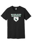Highland Baseball Bella Canvas Unisex Ring Spun Cotton T-Shirt