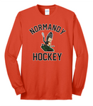 Normandy Hockey Invader Tank Logo 50/50 Long Sleeve Shirt