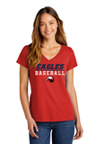 Broadview Hts Baseball District Womens Concert V-Neck Tee