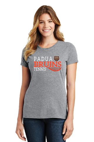 Padua Girls Tennis Womens Ring Spun Cotton T-Shirt