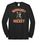 Normandy Hockey Invader Tank Logo 50/50 Long Sleeve Shirt