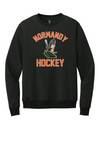 Normandy Hockey Invader Tank Logo Black District Crewneck Sweatshirt