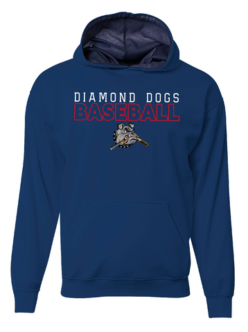 Diamond Dogs A4 Lightweight Performance Fleece Hooded Sweatshirt