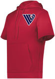 IVL Baseball LOGO Augusta Short Sleeve Wicking Fleece Hoodie (Adult Sizes)