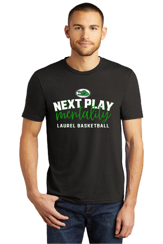 Laurel Basketball Next Play 2025 District Tri-Blend T-Shirt