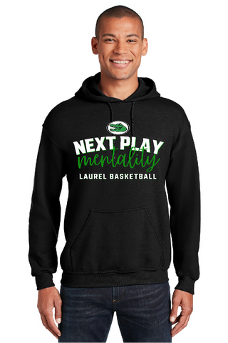 Laurel Basketball Next Play 2025 Hooded Sweatshirt