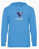 IVL Baseball Womens Badger Long Sleeve Dry Fit Hooded Tee