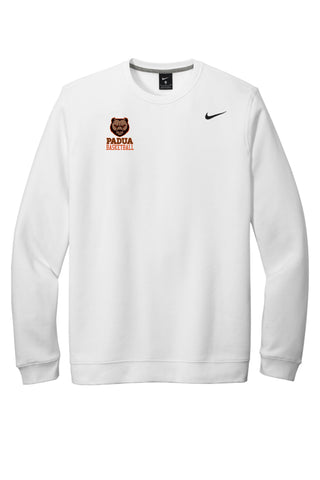 Padua Basketball EMBROIDERED Nike Crewneck Sweatshirt