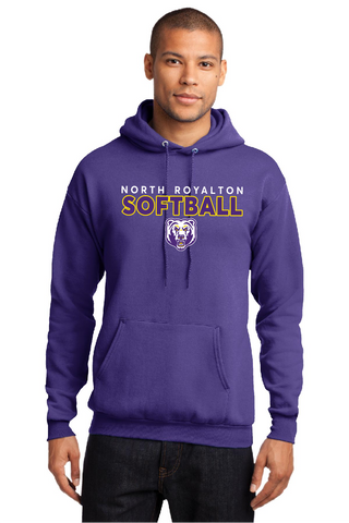 North Royalton Softball 50/50 Hooded Sweatshirt (Youth & Adult)