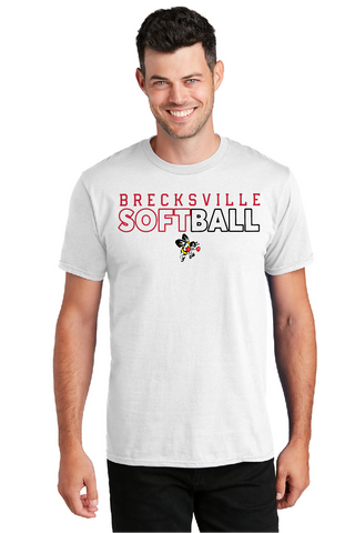 Brecksville Softball Ring Spun Cotton T-Shirt (Youth & Adult)