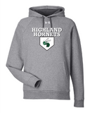 Highland Baseball UnderArmour Rival Fleece Hooded Sweatshirt