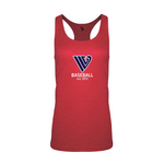 IVL Baseball Badger Womens Tri-Blend Racerback Tank Top