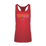 Brecksville Softball Badger Womens Tri-Blend Racerback Tank Top