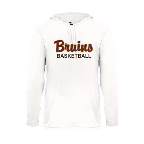 Padua Basketball Womens Badger Long Sleeve Dry Fit Hooded Tee