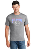 St. Paul Basketball Port & Co Ring Spun Cotton T-Shirt