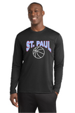 St. Paul Basketball Badger Dry Fit Long Sleeve Tee