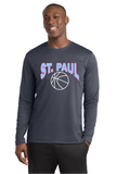 St. Paul Basketball Badger Dry Fit Long Sleeve Tee