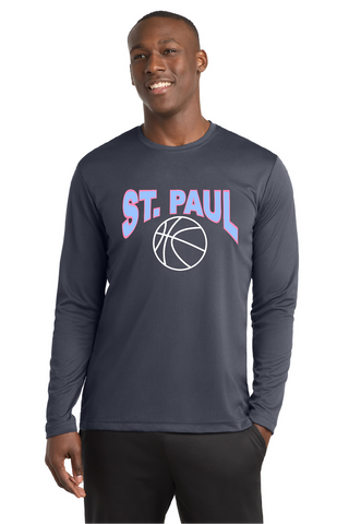 St. Paul Basketball Badger Dry Fit Long Sleeve Tee