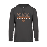 Padua Baseball Womens Badger Long Sleeve Dry Fit Hooded Tee