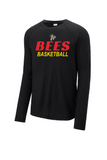 Bees Basketball Sport Tek Long Sleeve Tri-Blend Shirt