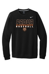 Padua Baseball Black Nike Crewneck Sweatshirt