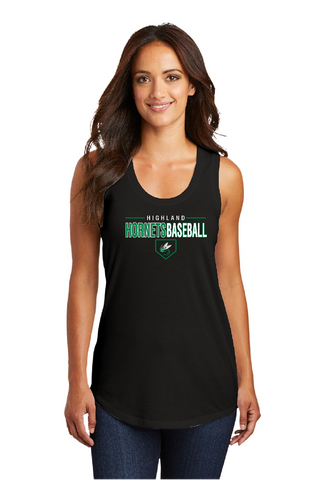 Highland Baseball Womens District Perfect Tri Racerback Tank