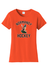 Normandy Hockey Invader Tank Logo Womens Ring Spun Cotton T-Shirt