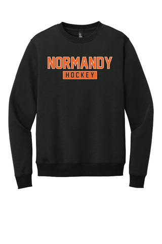 Normandy Hockey Black District Crewneck Sweatshirt