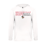 Brecksville Softball Badger Long Sleeve Dry Fit Hooded Tee (Youth & Adult)