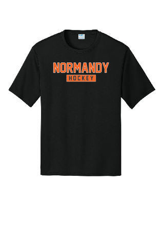 Normandy Hockey Black Dry Fit T-Shirt
