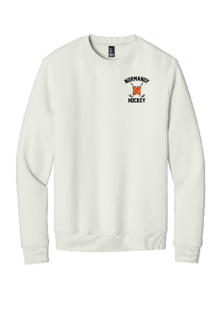 Normandy Hockey Embroidered District Crewneck Sweatshirt
