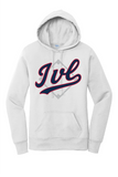 IVL Baseball Ladies Navy Blue Core Fleece 50/50 Hooded Sweatshirt