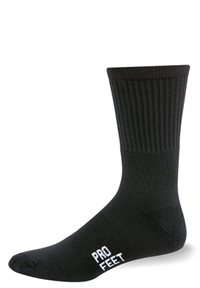 Pro Feet Black Crew Socks - 3 Pack