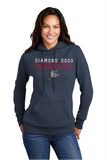 Diamond Dogs Ladies Core Fleece 50/50 Hooded Sweatshirt