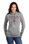 Diamond Dogs Ladies Core Fleece 50/50 Hooded Sweatshirt