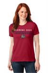 Diamond Dogs Womens 50/50 T-Shirt