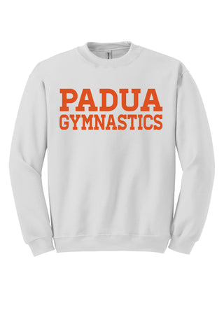 Padua Gymnastics White Crewneck Sweatshirts