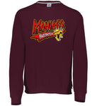 Russell Fleece Crewneck Sweatshirt with Maniacs logo