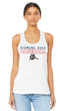 Diamond Dogs Baseball Logo Bella + Canvas Relaxed Jersey Racerback Tank Top