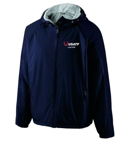Holloway Adult Polyester Full Zip Hooded Homefield Jacket - Show Your Logo Holloway Adult Polyester Full Zip Hooded Homefield Jacket - Show Your Logo