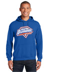 Blue Diamonds 50/50 Hooded Sweatshirt