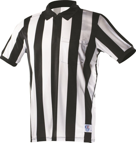 Cliff Keen 2" Stripe Ultra-Mesh Short Sleeve Shirt
