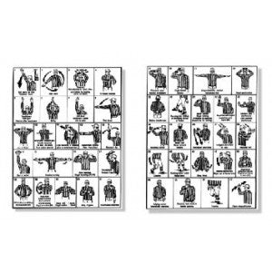 Dalco Athletic Football Officials Signal Card