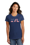 IVL Stars & Stripes Ladies 50/50 T-Shirt