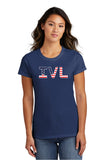 IVL Stars & Stripes Ladies 50/50 T-Shirt