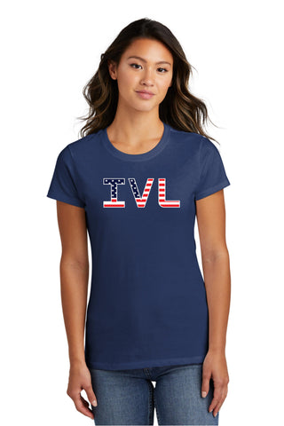 IVL Stars & Stripes Ladies 50/50 T-Shirt