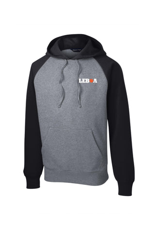 LEBOA Sport-Tek Raglan Sleeve Colorblock Hooded Sweatshirt