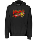 Russell Dri Power Fleece Hoodie with Maniacs logo