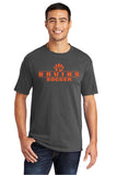 Padua Soccer Practice T-Shirt (Orange and Charcoal Gray)